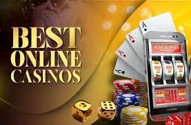 Colourful online slot game reels displayed on a mobile screen